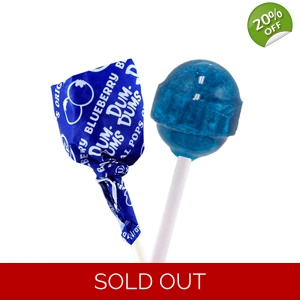 Dum-Dum Lollipop - Blueberry Flavour lollies